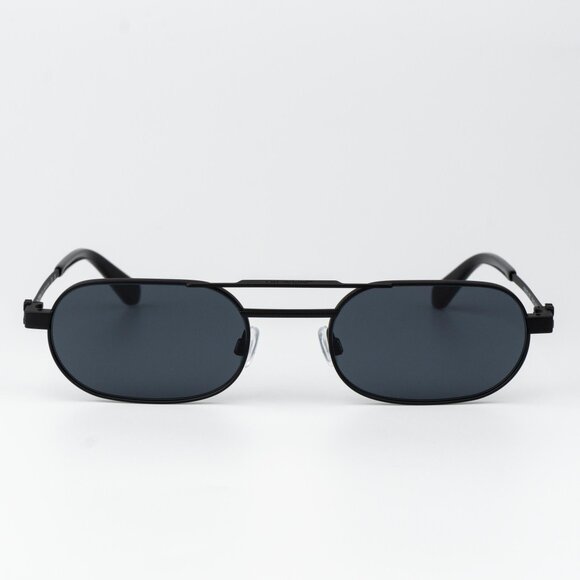 Off-White VAIDEN Men Sunglasses Black Grey Oval OERI123 VAIDEN 1007 NEW AUTHENTI - Picture 3 of 16